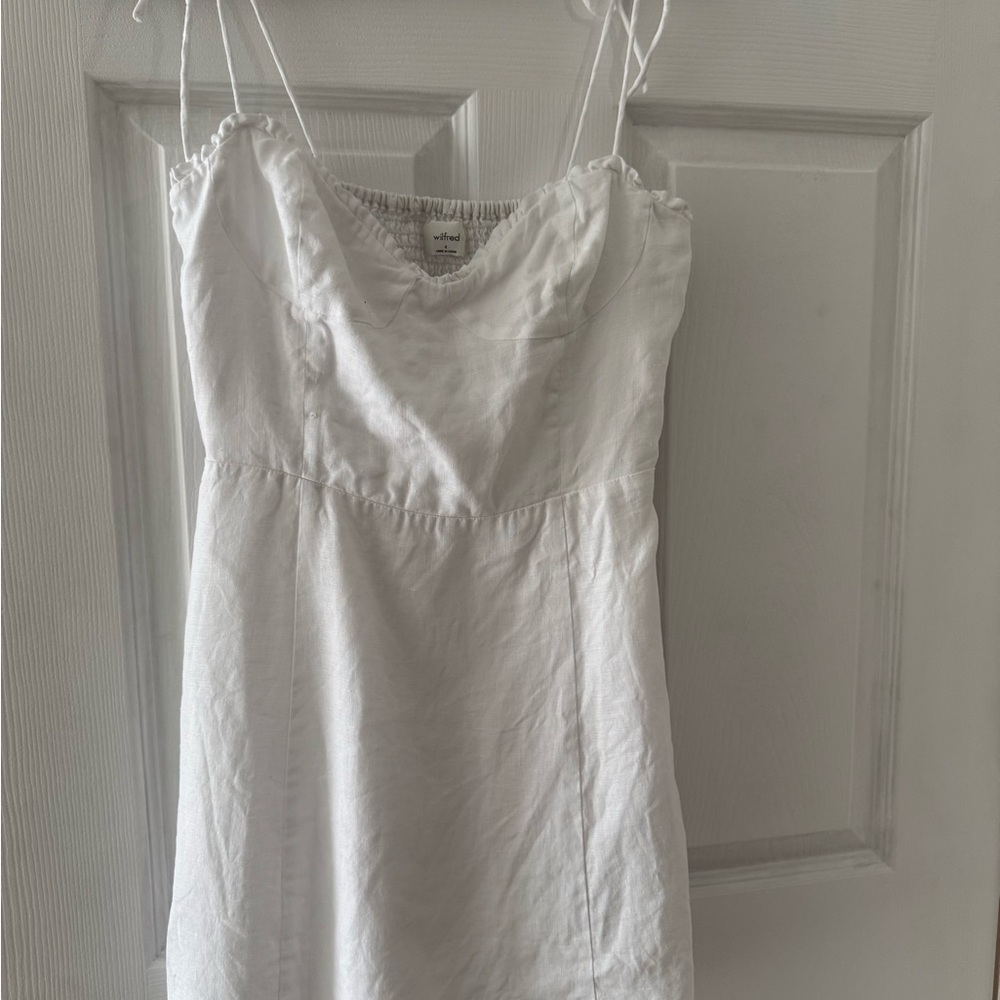 Aritzia Linen Mini Dress